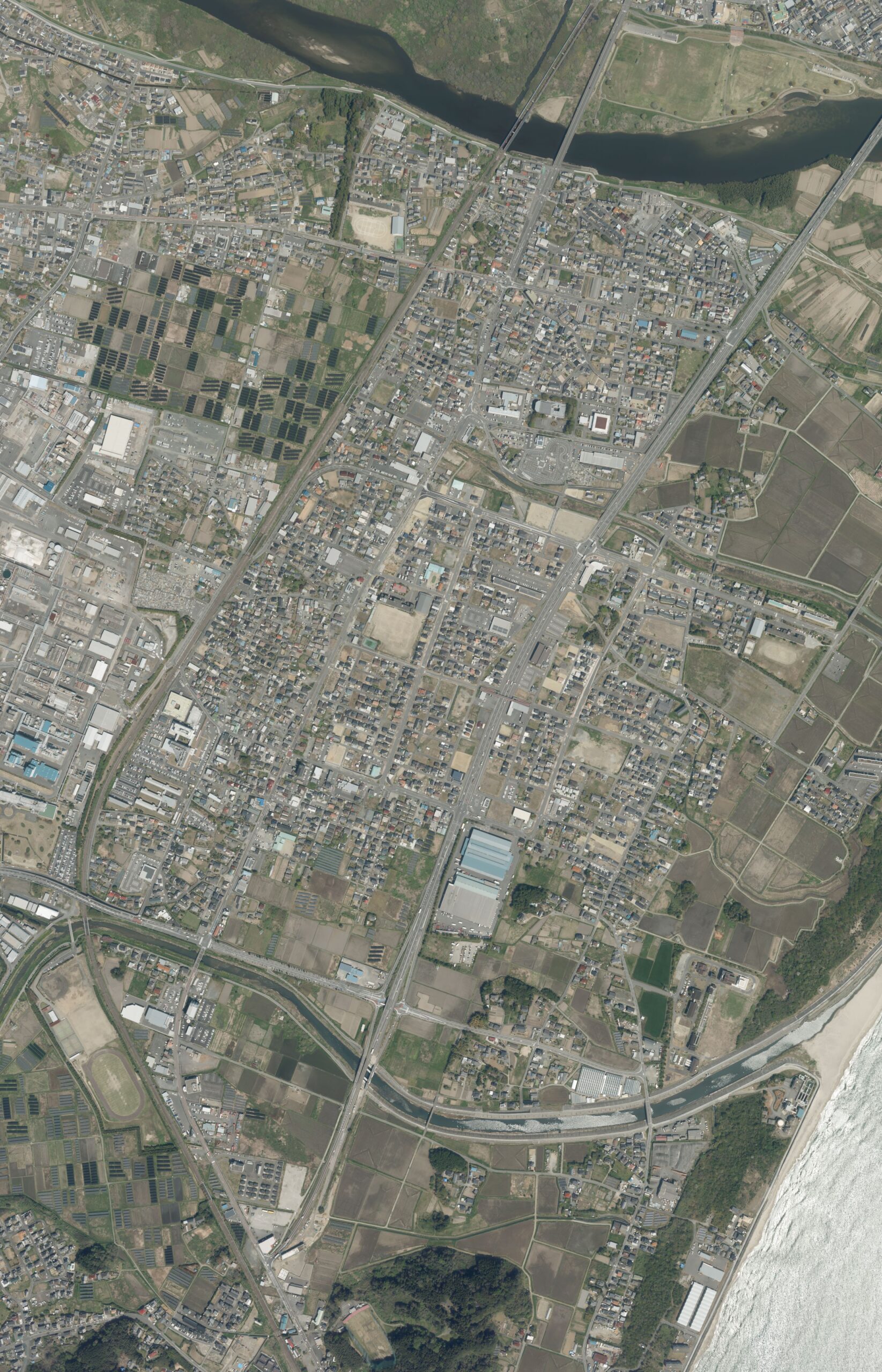 いわき市 航空写真