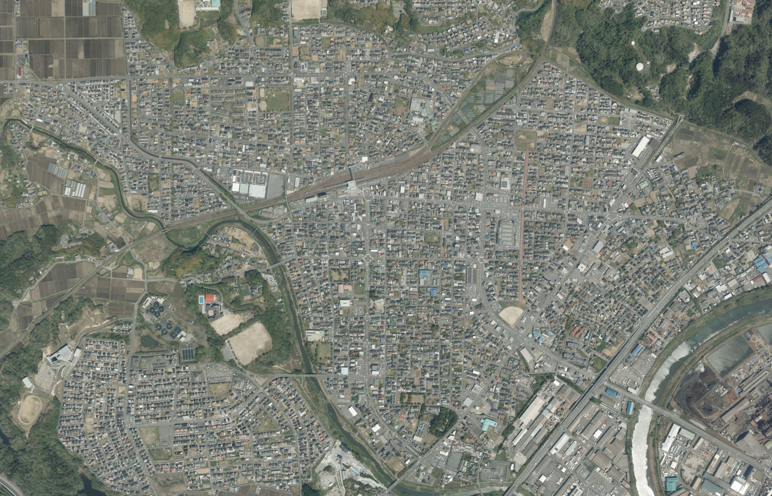 いわき市 航空写真