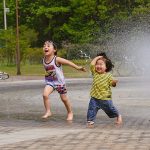 「楽しい噴水」渡邉薫