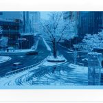 全写連福島県本部委員長賞
『雪の朝駅前』佐藤君代